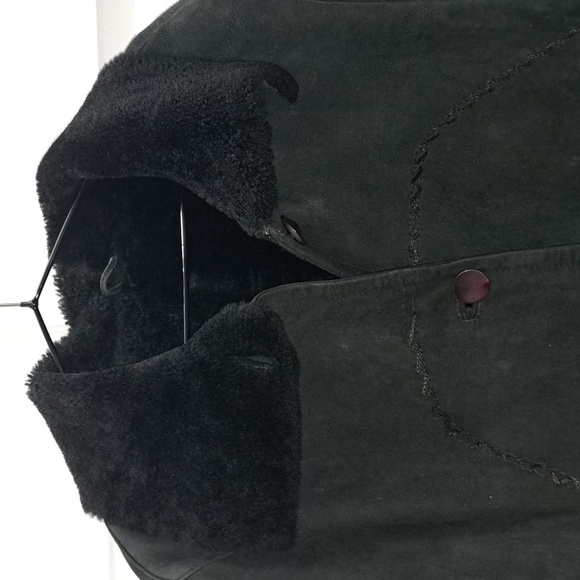 European Shearling Fur Coat Size M - Picture 4 of 4